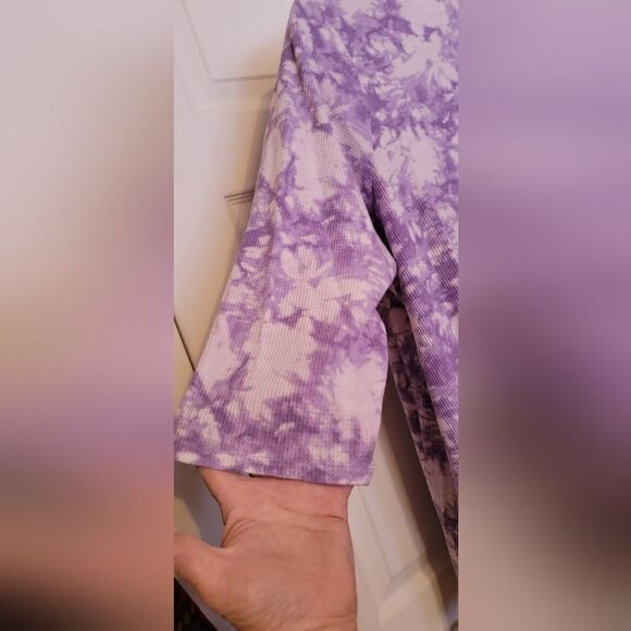 #383 Women Within Purple tye dye tunic,sze. 26/28W - Picture 5 of 9